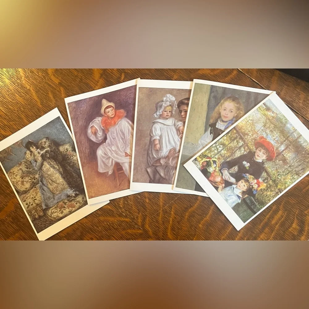 NWOT Renoir’s Portrait blank cards ( Impressive of an Age)- beautiful